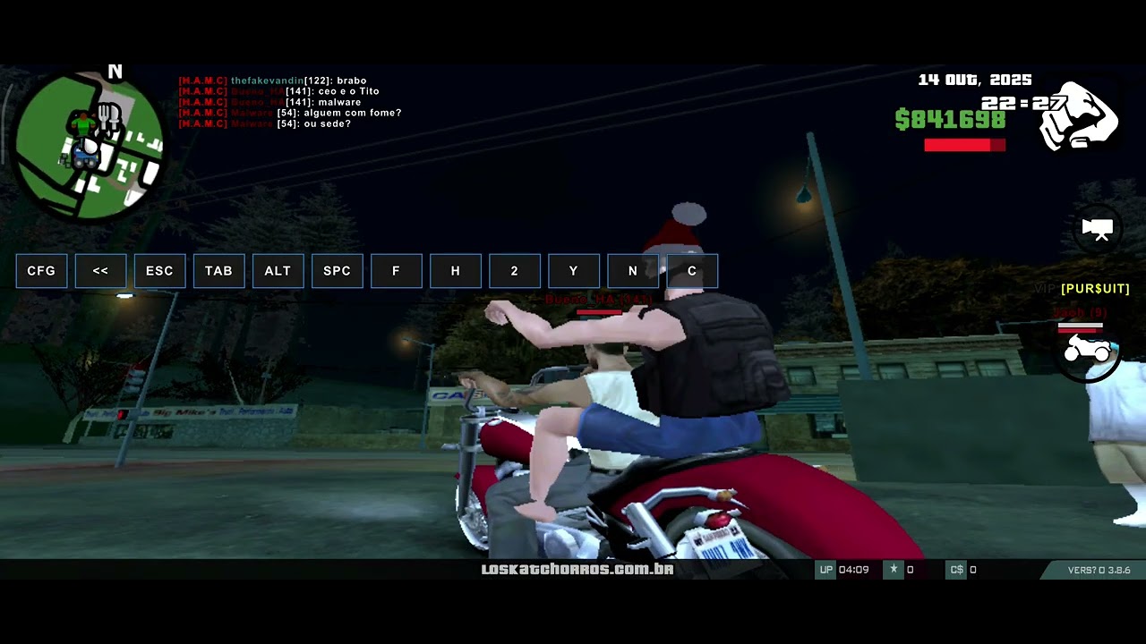 Rolezin com o melhor moto clube do Cidade Vida Real: Hells Angels Motorcyle Club 