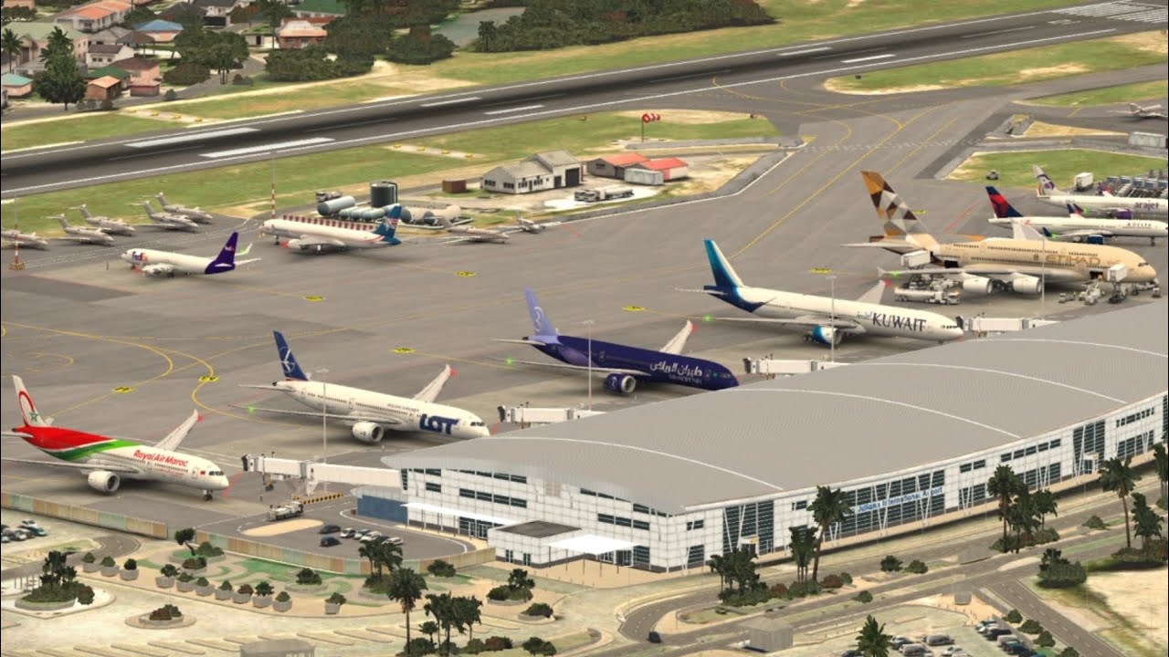 Casual Gameplay at Sint Maarten Airport | World of Airports | Gameplay