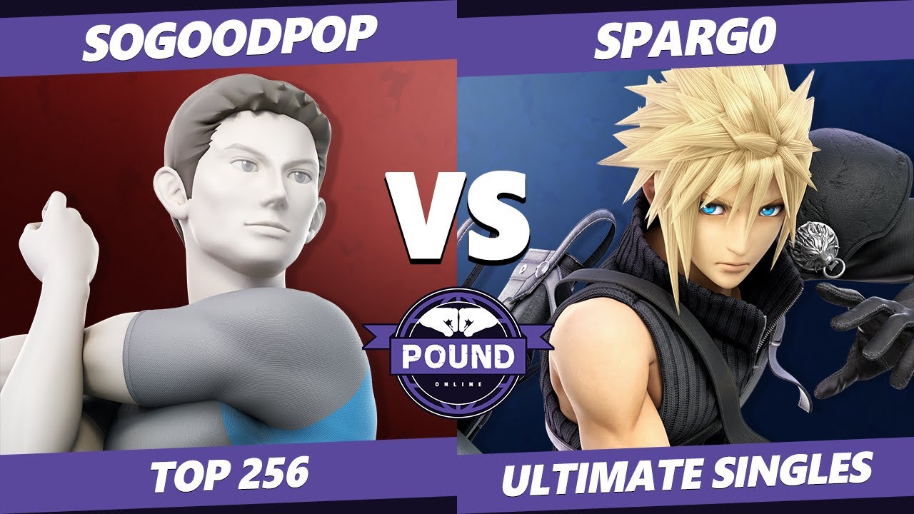 Pound Online 2020 SSBU Top 256 - Spargo (Cloud) Vs. Sogoodpop (Wii Fit) Smash Ultimate Singles