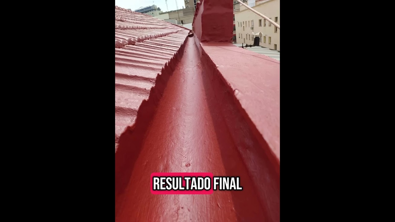 Como #impermeabilizar un  #tejado de #tejas con #fibradevidro #poliuretano evitar #goteras