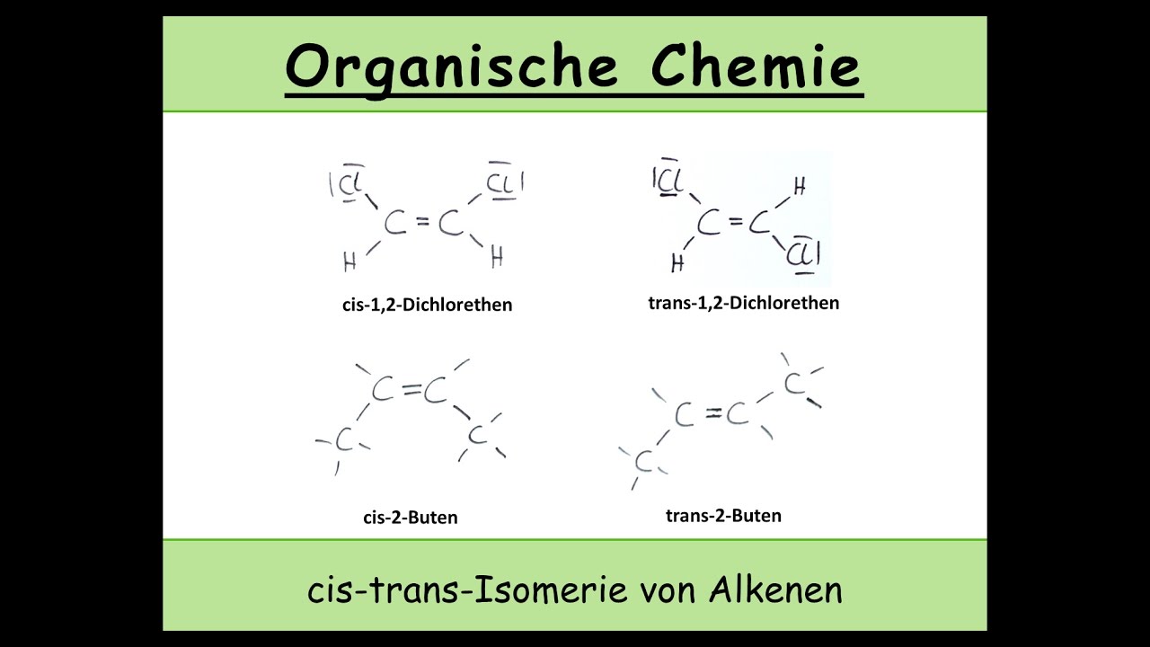 cis-trans-Isomerie von Alkenen (Organische Chemie) #15