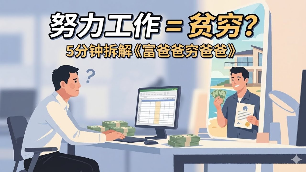 为什么你赚不到认知以外的钱？拆解《富爸爸穷爸爸》中被90%人忽略的真相。