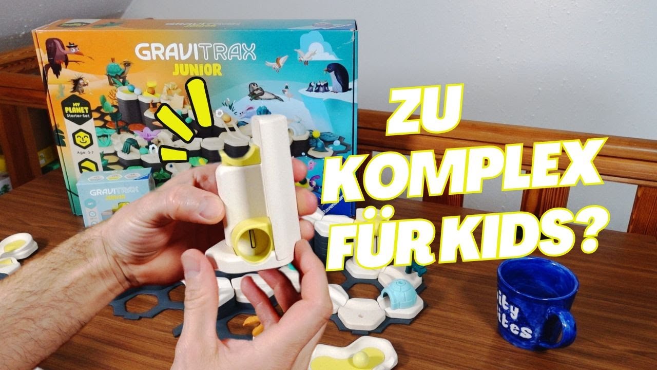 GraviTrax Junior Lift - Coole Erweiterung? Unboxing und Review  #gravitraxjunior #kugelbahn