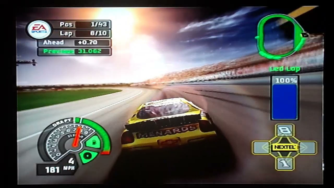 NASCAR 07 (PS2) Paul Menard at Banquet 400