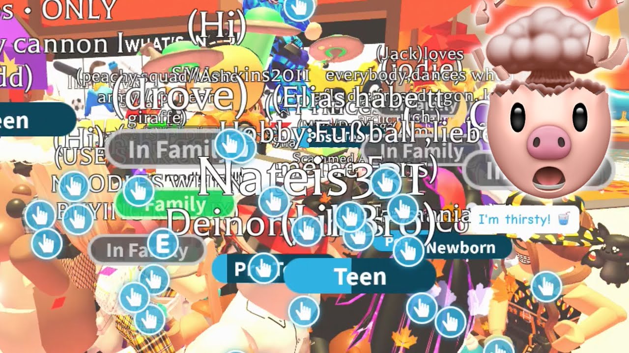 so i tried to play roblox adopt me...