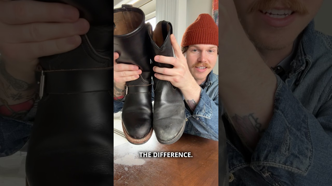 How to clean & condition leather boots! 🥾