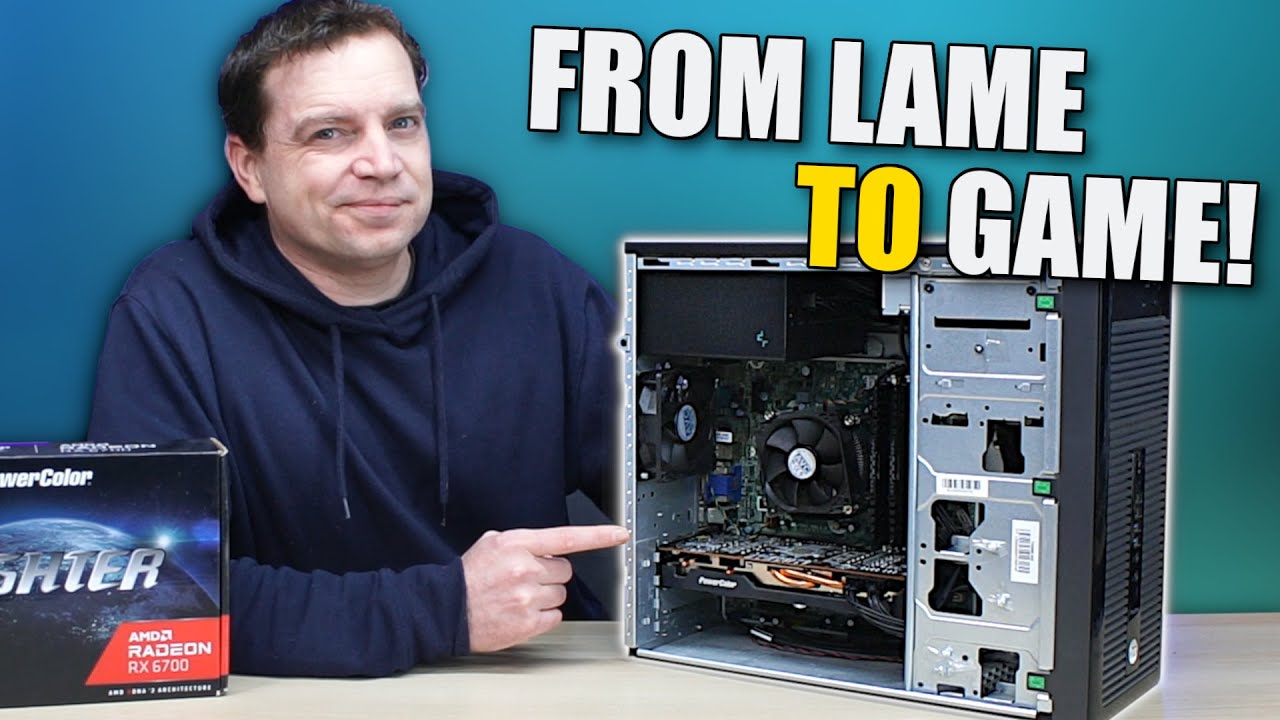 I turned my £19 ($25) HP PC into a REAL Gaming Machine!