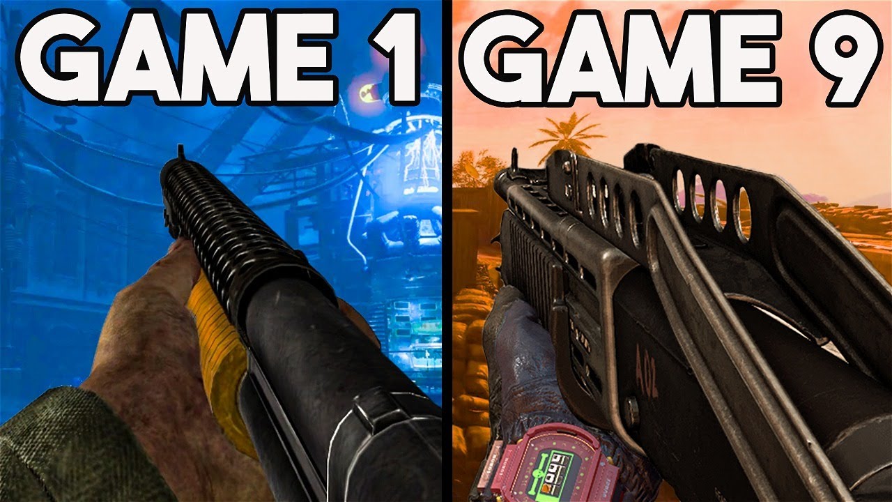 Shotguns Only Challenge On Every Zombies Game