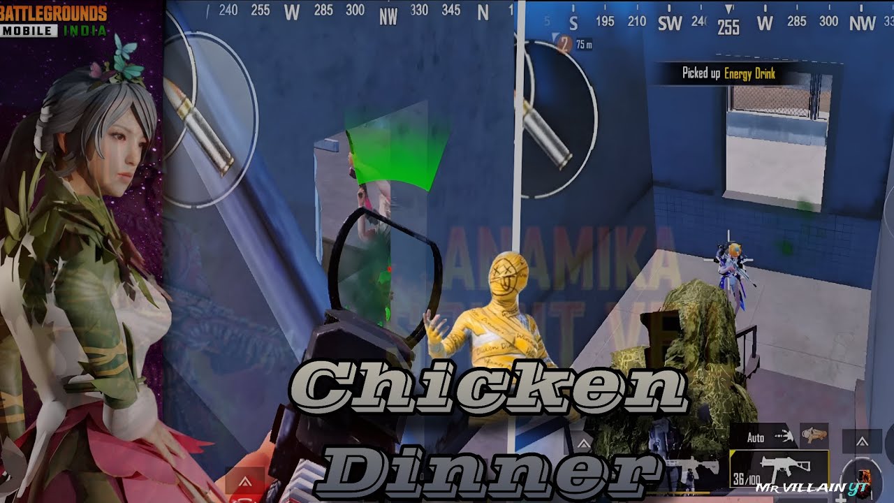 BGMI LIVIK GAMEPLAY IN CHIKAN DINNER 4.1 UPDATE