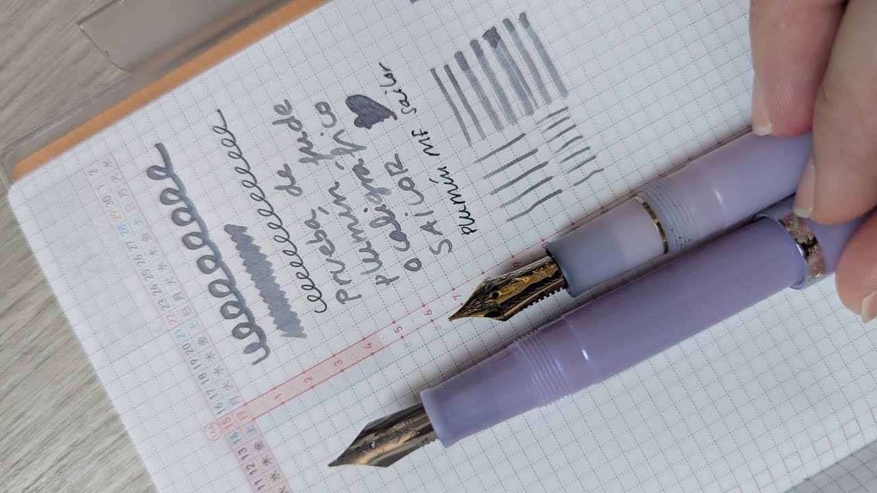 Plumines fude o caligráficos: probamos las Sailor Profit Jr Yurameku