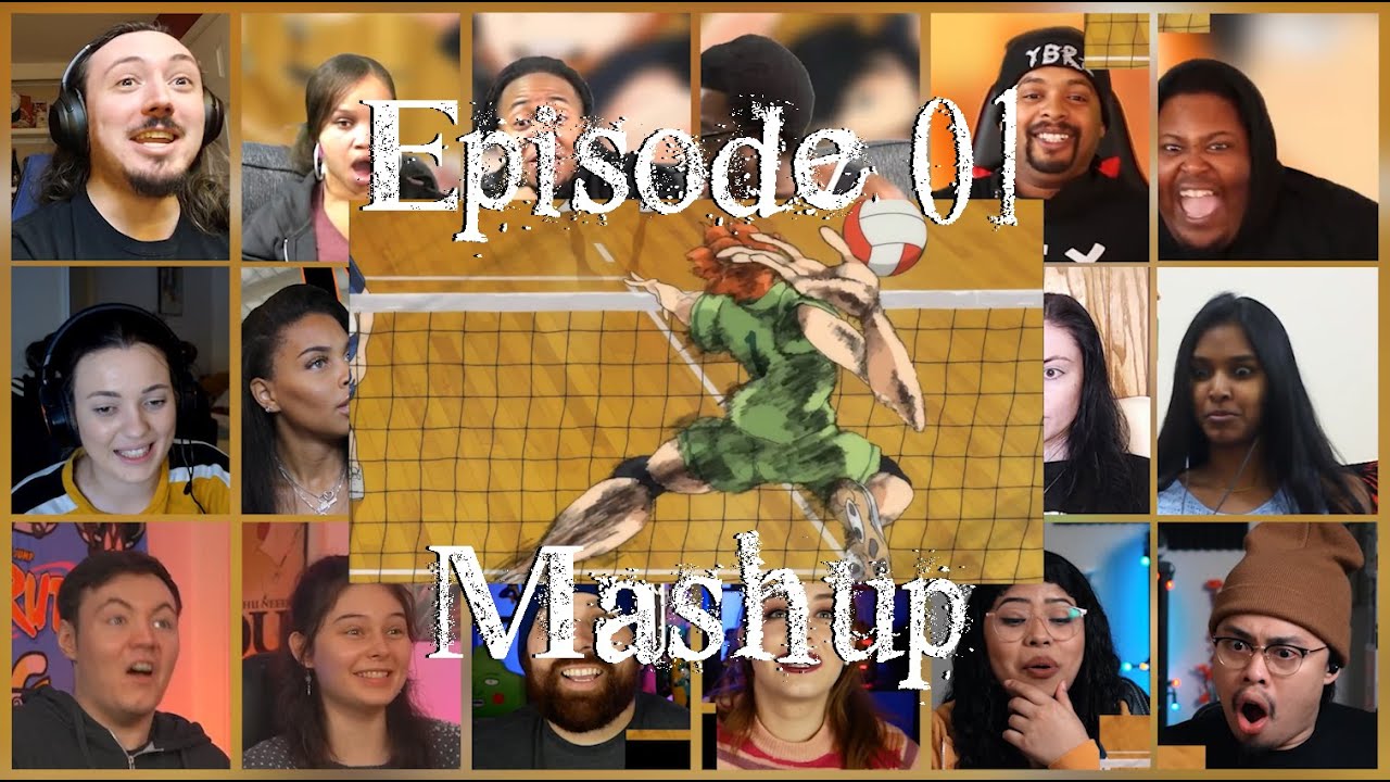 Haikyuu!! Episode 1 Reaction Mashup | ハイキュー!!