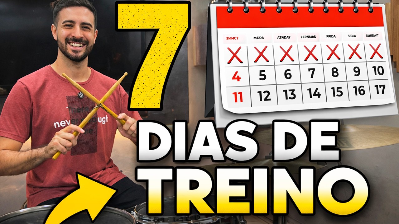 Aprenda bateria em casa do zero (M&eacute;todo Simples e Direto)