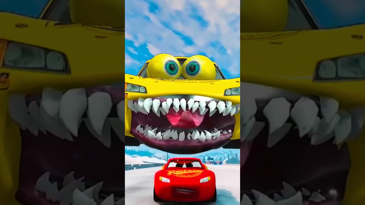Epic Escape From The Lightning McQueen Eater _ Car VS Lightning McQueen Eate_High coffin dance cover