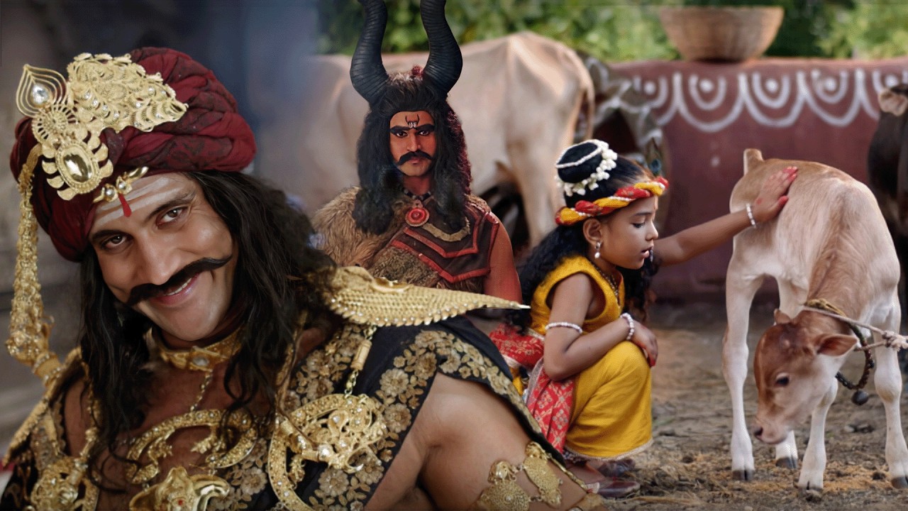 आखिर कंस ने बछड़े के रूप में किसे भेजा? कान्हा का पहला गौचारण | Yashomati Maiya Ke Nandlala #MEP25