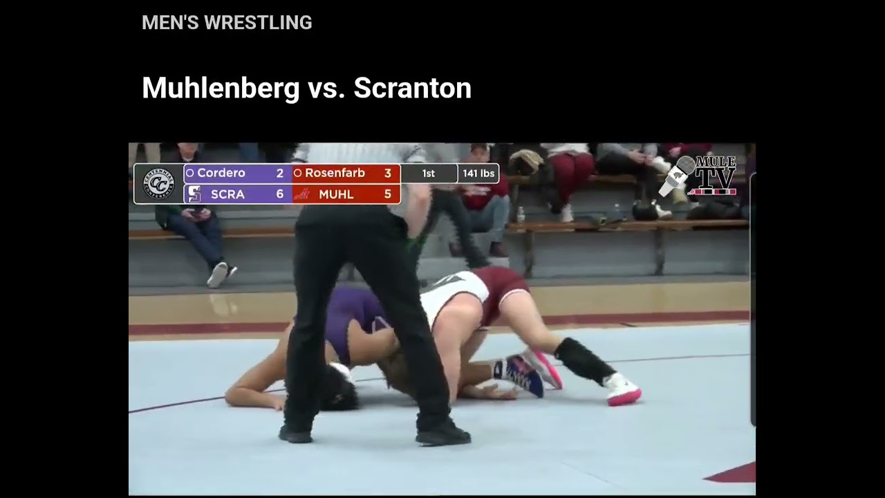 Muhlenberg v. Scranton 1-18-26     Senior Year Dave @ 141lbs