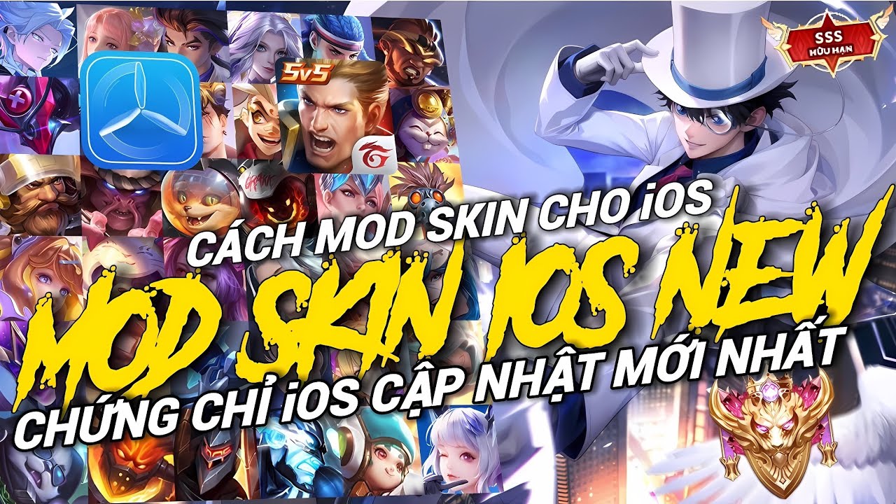 [Chứng Chỉ Mới] - Hướng Dẫn MOD Full Skin Li&ecirc;n Qu&acirc;n Cho iOS Cập Nhật M&ugrave;a 4 2025 Mới Nhất | NT MOBA