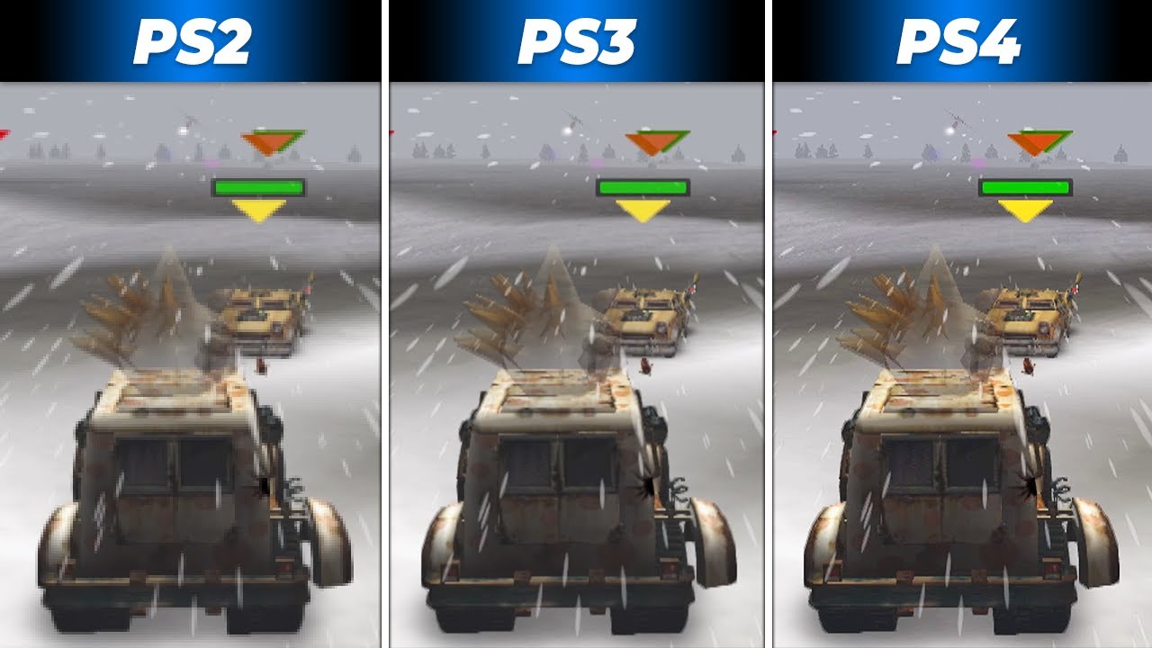Twisted Metal Black | PlayStation 2 vs PlayStation 3 vs PlayStation 4 [Graphics Comparison]