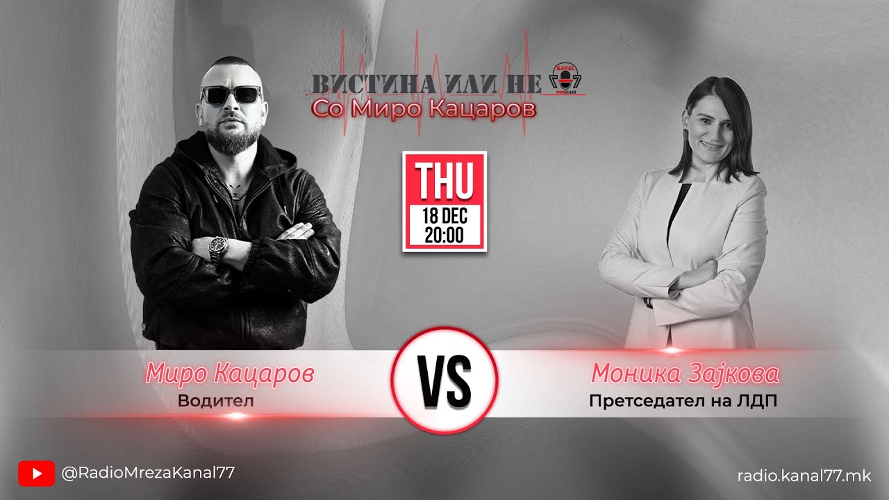 Моника Зајкова во „Вистина или Не“ со Миро Кацаров - С01 Е07
