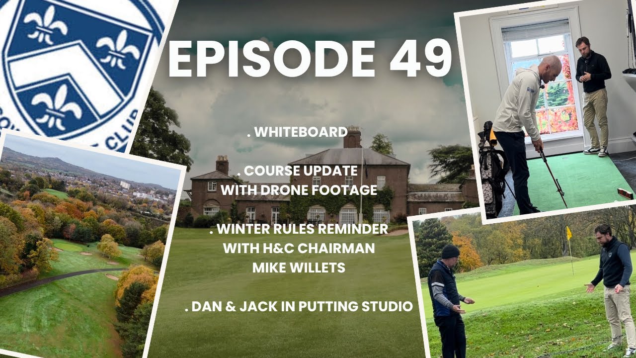 Episode 49 - Winter rules reminder, drone footage & our putting studio update with Jack