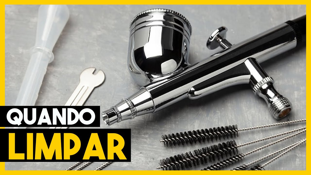 QUANDO DEVO FAZER A LIMPEZA DO AEROGRAFO?