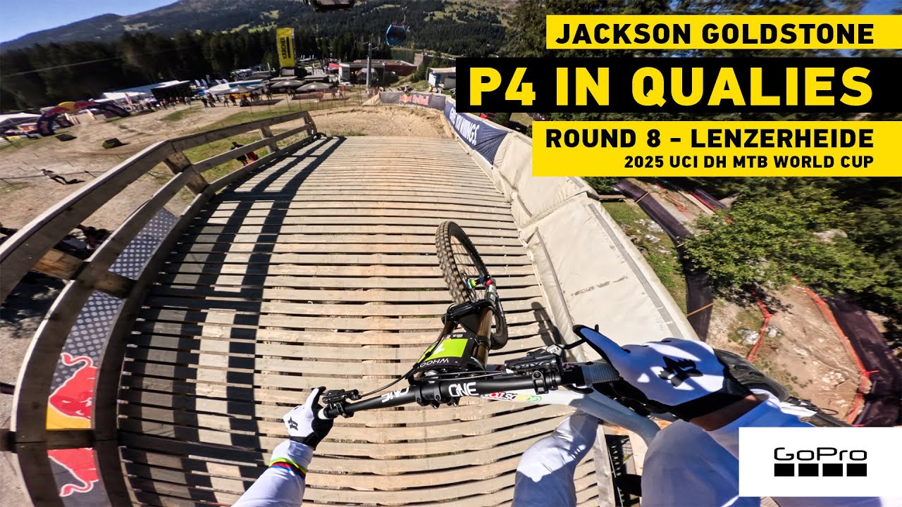 GoPro: Jackson Goldstone Takes 4th In Qualies - Lenzerheide - '25 UCI DH World Cup MTB