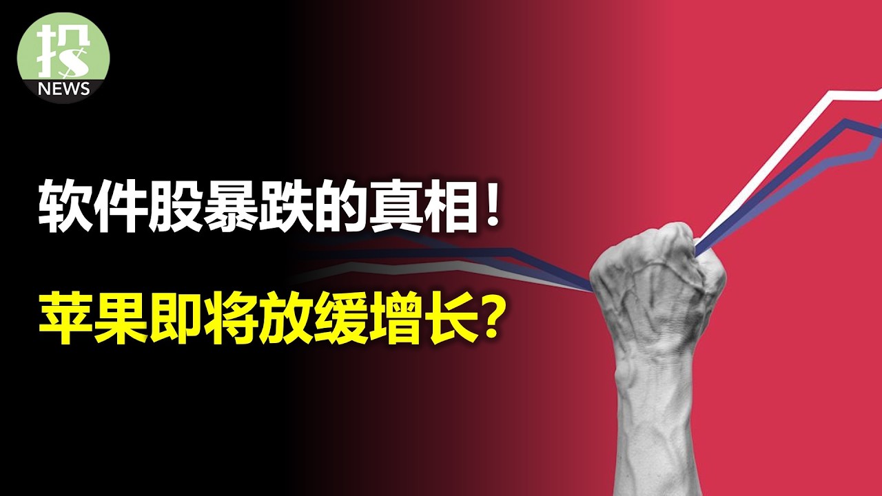 软件股暴跌的真相！存储产业链告急！苹果即将放缓增长？政府又要关门？