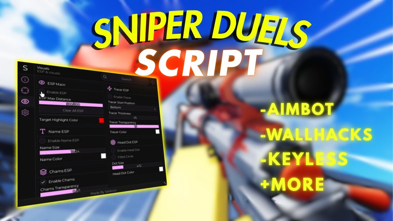 🔫ЛУЧШИЙ СКРИПТ СНАЙПЕРСКИХ ДУЭЛЕЙ | Aimbot, Wallhack, Auto Win и МНОГОЕ ДРУГОЕ
