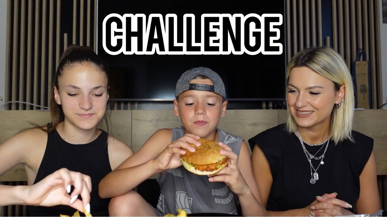 Challenge, Fast Food VS Homemade Burger//Ja dolem apo Jo//Dezi Lami