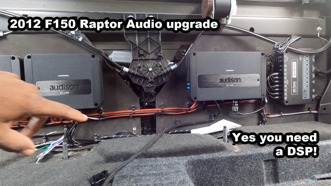 2012/2013 F150 Raptor audio upgrade with OEM radio! Audison SR amps, Bit Nove and Hertz speak
