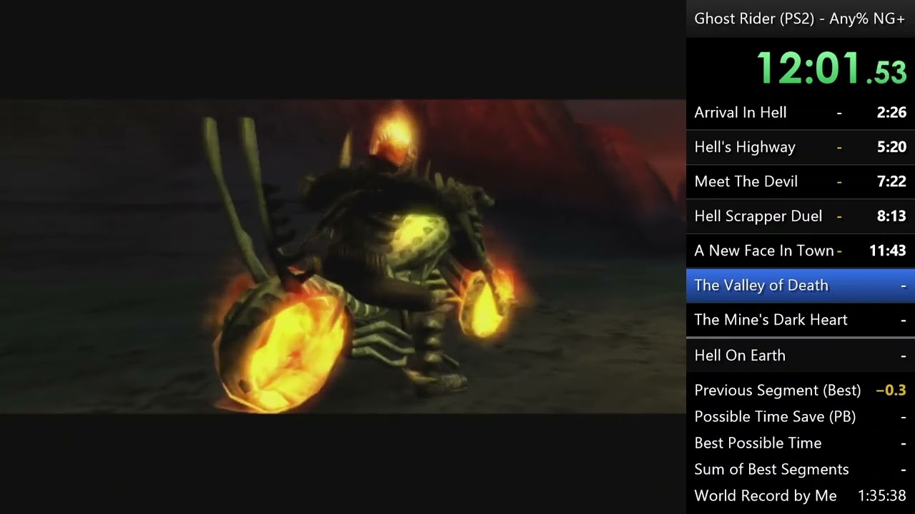 Ghost Rider (PS2) | 1:24:20 WR | Any%NG+