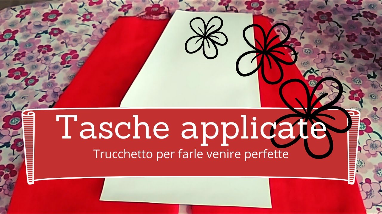 TASCHE APPLICATE PERFETTE #trucchi