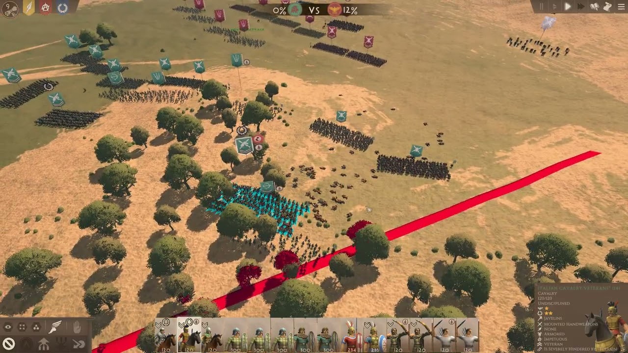 clever ambush but weak-knee'd infantry! | Strategos -- Gallic & Samnite Allies vs Rome