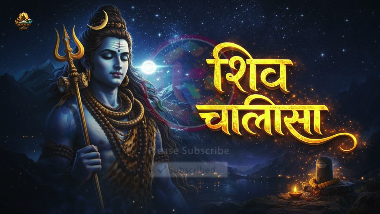 शिव चालीसा | सुबह-शाम सुनने योग्य दिव्य भजन | Shiv Chalisa Full | Shiv Chalisa with Lyrics
