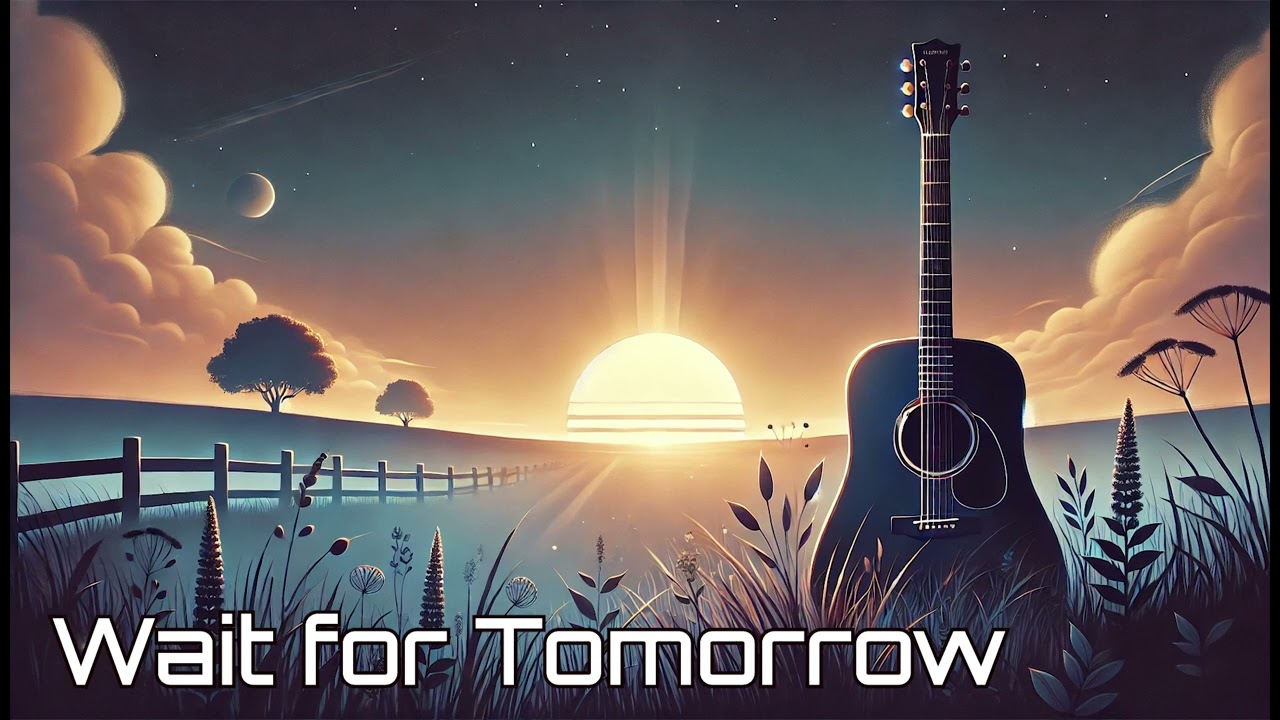 WAIT FOR TOMORROW - Reflective Acoustic Guitar Melody | Calm & Hopeful