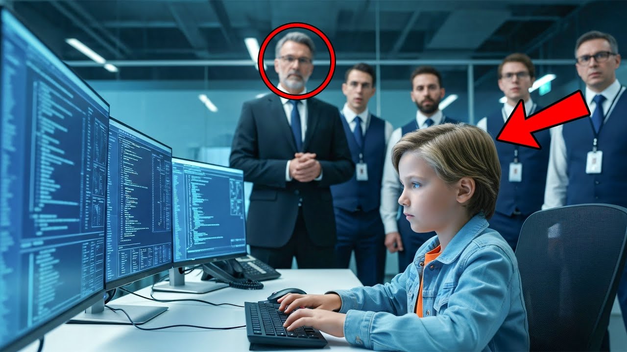 The CEO Panics When the System Crashes — Then a Waitress’s Kid Walks In and Shocks Everyone