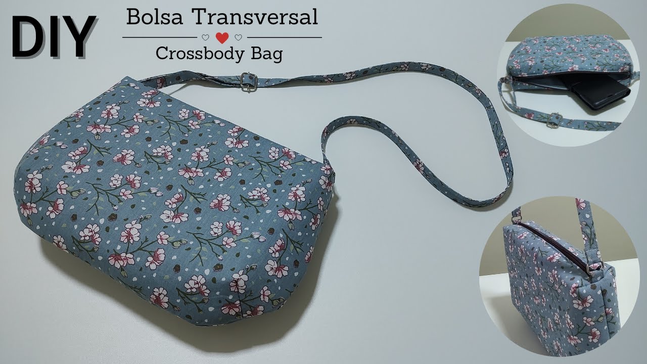 DIY Bolsa de ombro passo a passo | Tutorial bolsa de tecido fofa
