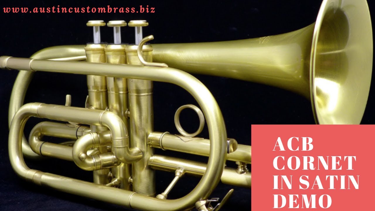 Demo of the ACB Doubler Cornet in Satin Lacquer! $400 bargain!!! :) Only at Austin Custom Brass