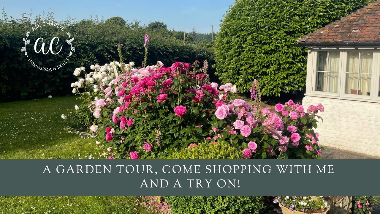 A garden tour, come shopping with me and a try on!