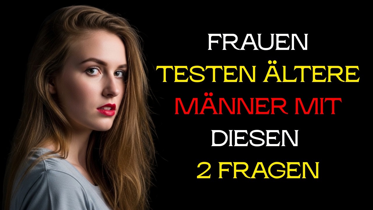 Wenn eine Frau sich zu einem älteren Mann hingezogen fühlt, testet sie ihn mit diesen 2 Fragen