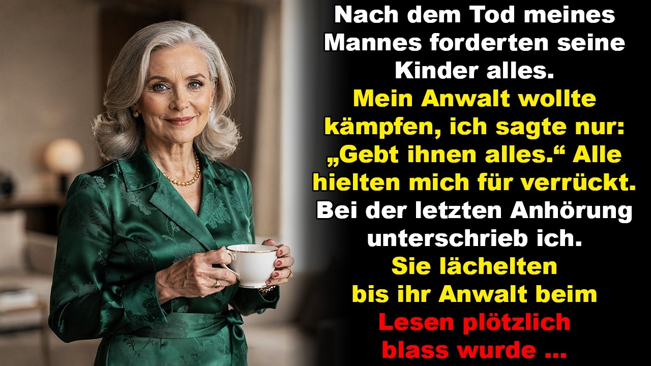 Alle hielten mich für verrückt – was ich mit den erbsüchtigen Kindern tat, schockte alle …