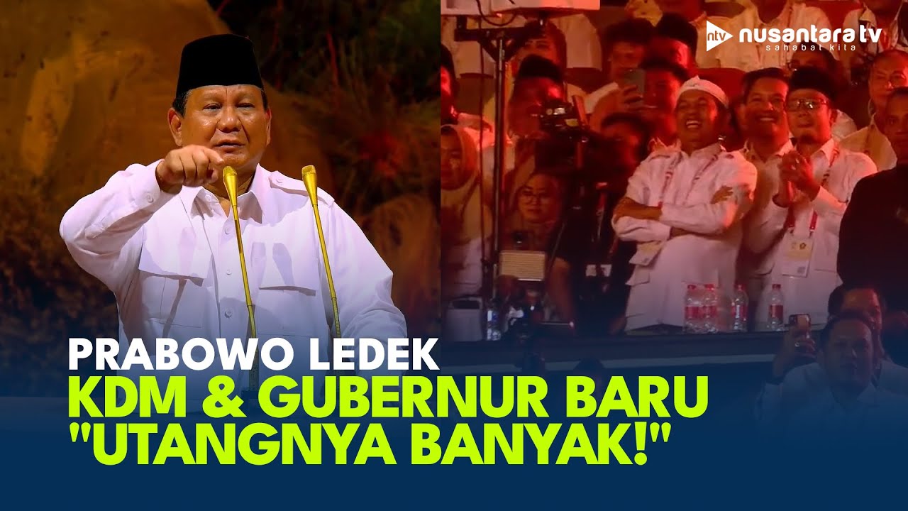 Saat Prabowo Ledek Dedi Mulyadi & Sejumlah Gubernur Baru: Habis Menang, Utangnya Banyak! | NTV