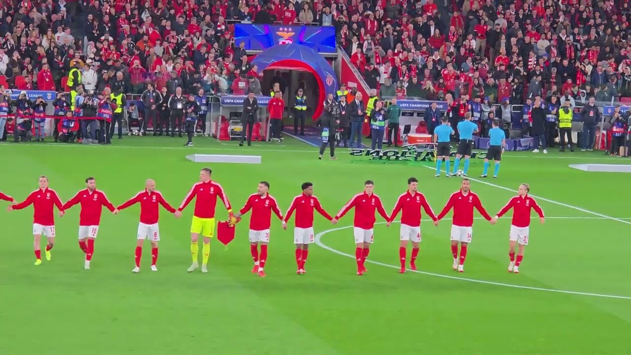 Benfica 3 x 3 Mónaco jogo completo visto da Bancada com S25 Ultra