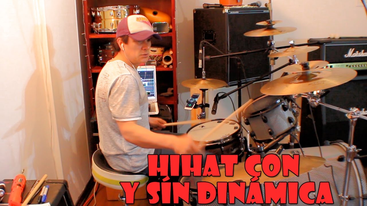 Hihat CON y SIN dinámica