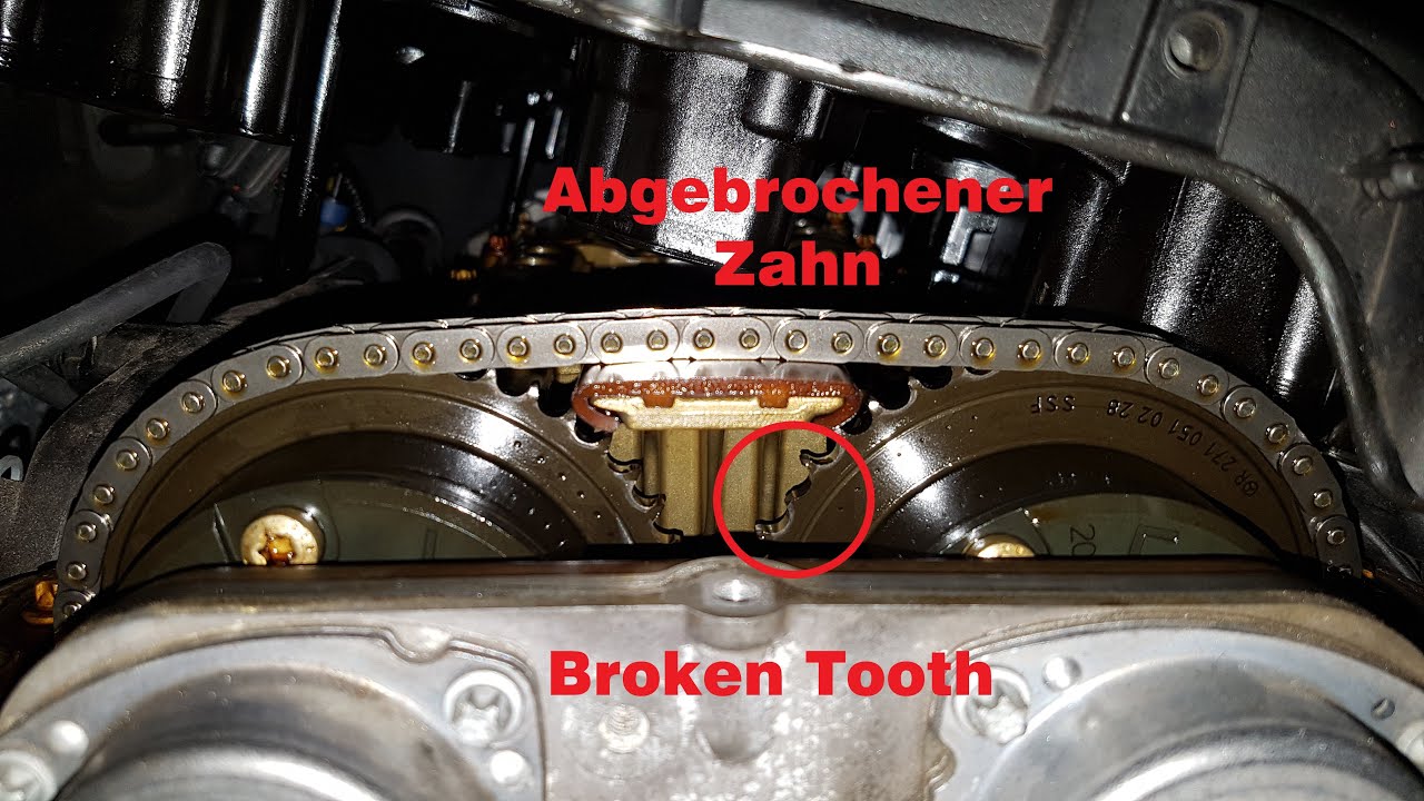 M271 Nockenwellenversteller + Ventil- / Hydrostößel + Steuerkettenspanner wechseln (200 Kompressor)