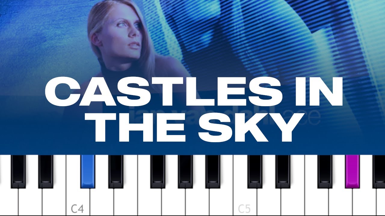 Ian Van Dahl - Castles In The Sky (piano tutorial)