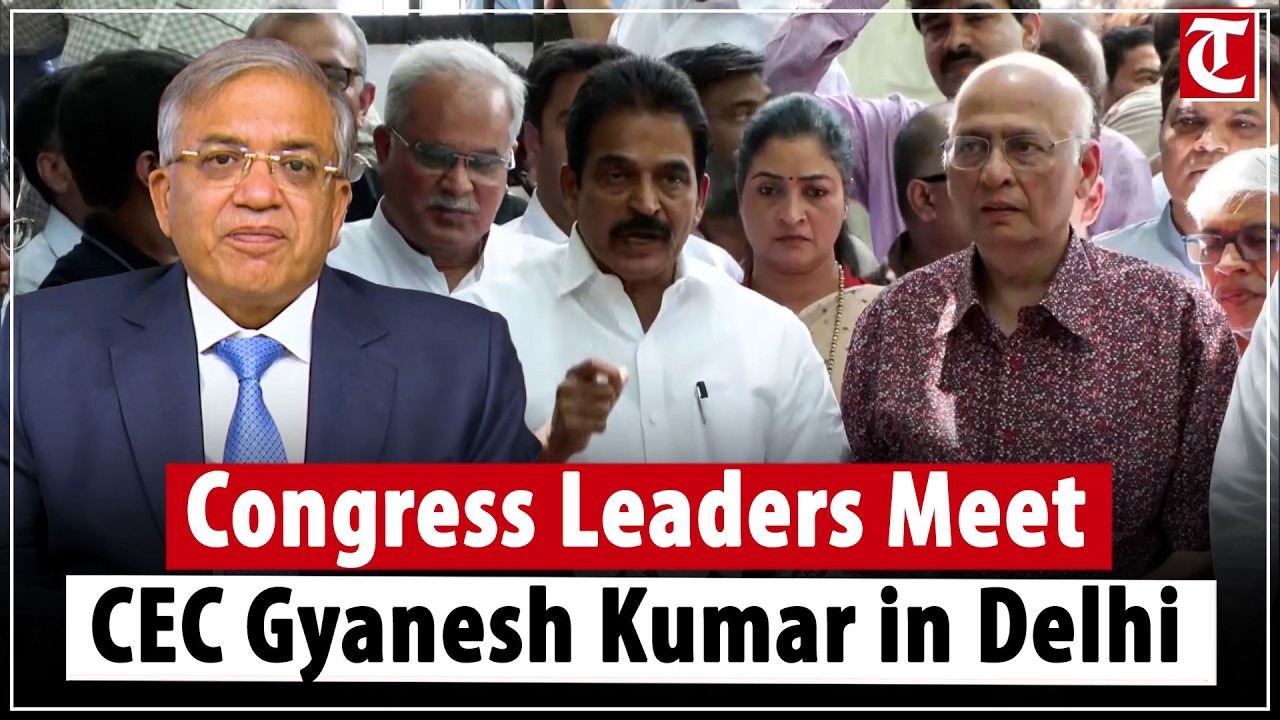 Congress leaders meet CEC Gyanesh Kumar in Delhi, raise key election related concerns
