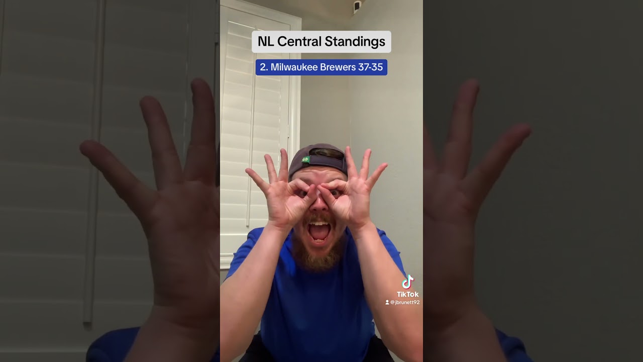 The Updated NL Central Standings on 6/20/23! #mlb
