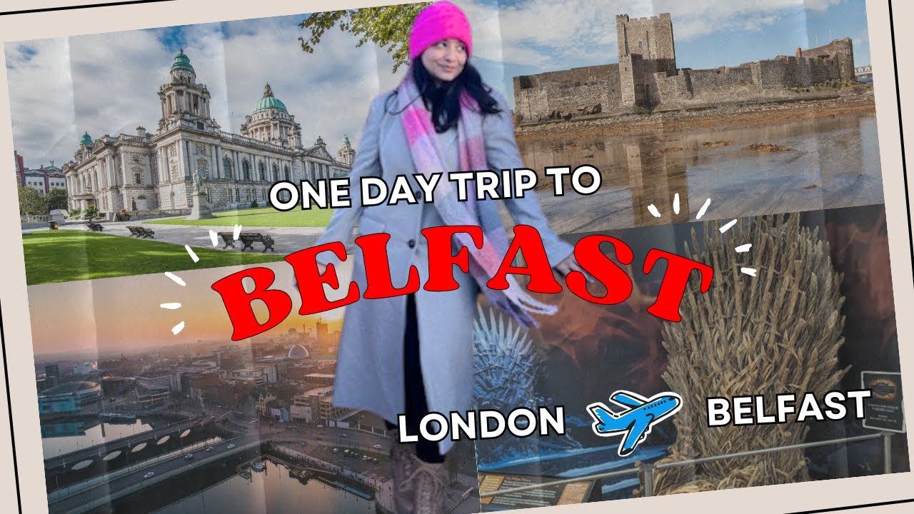 One-day trip to Belfast on Budget | Full Tour of Carrickfergus Castle |London to Belfast