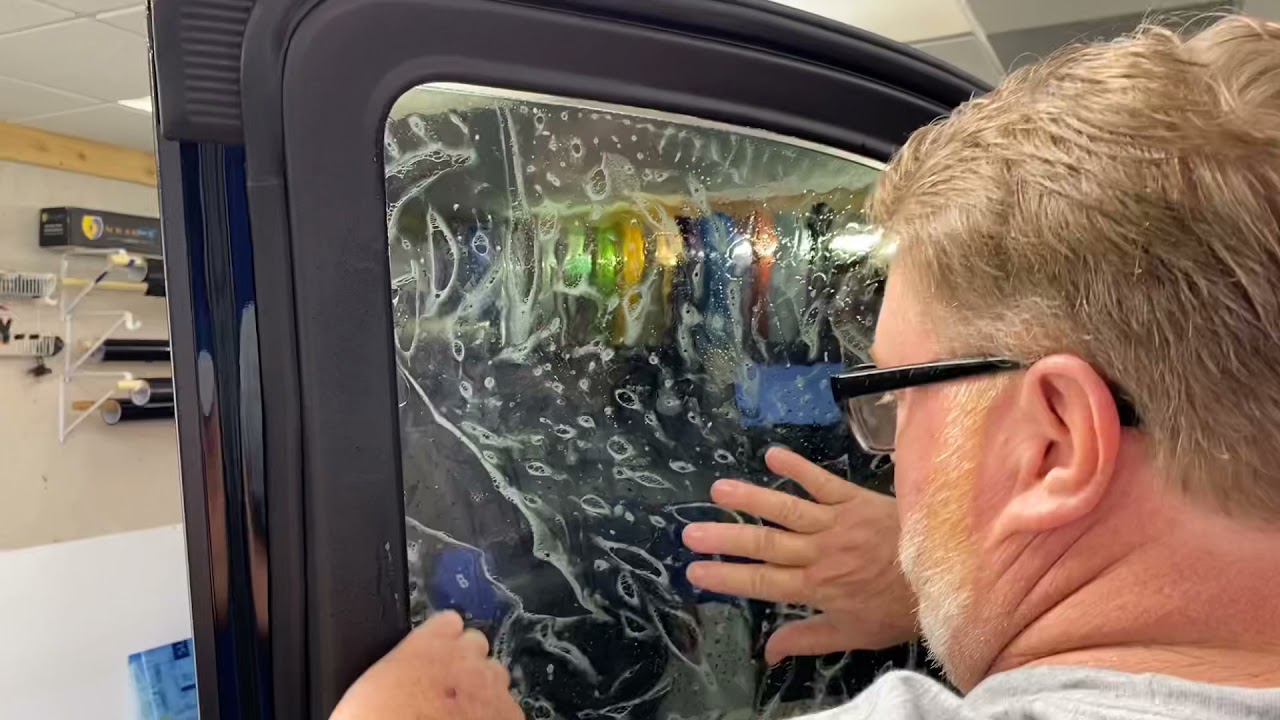 Prep and Bottom Loading - 2021 Denali Roll Up | Window Tinting with the Film Bender