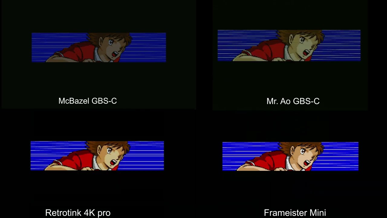 Cheap Graphic upscaler vs Expensive one Retrotink 4k Pro GBS Control Framemeister side by side
